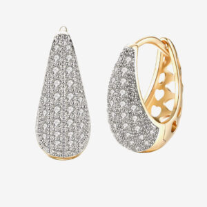 Gold Plated Crystal Earrings