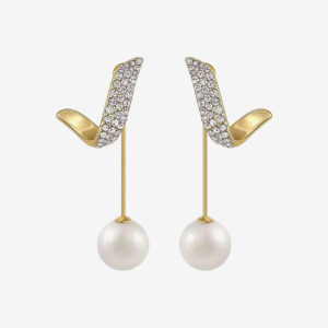 Taoya Geometric Pearl Earrings